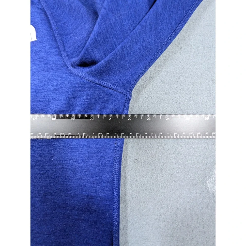 The North Face Quarter Zip Fleece Pullover Mens Size Large Blue Activewear